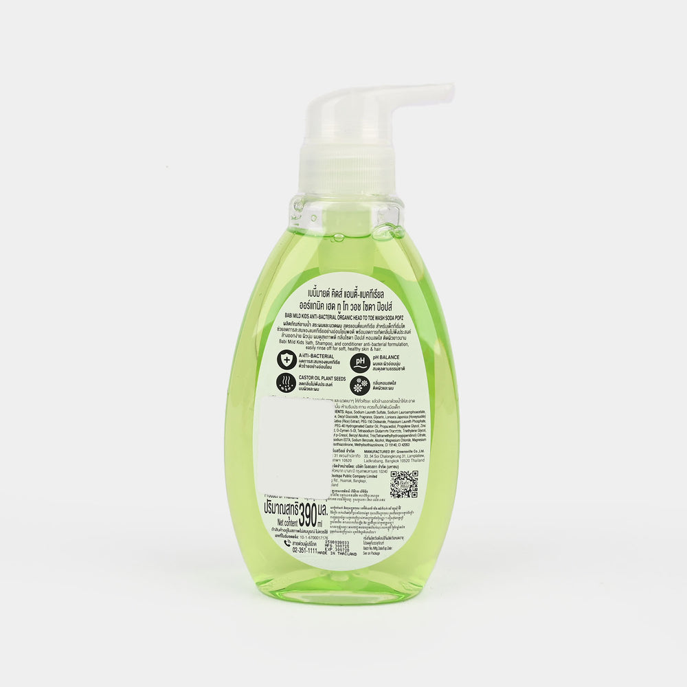 Babi Mild Baby H&B Bath Soda Popz 390ML