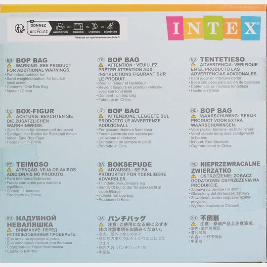 Intex 3D Bop Inflatable Punching Boxing Bag Dino