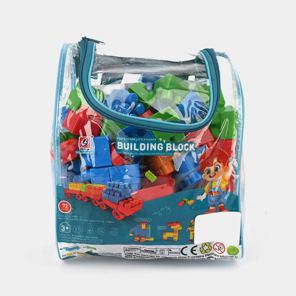 Colorful Building Blocks Set 72Pcs