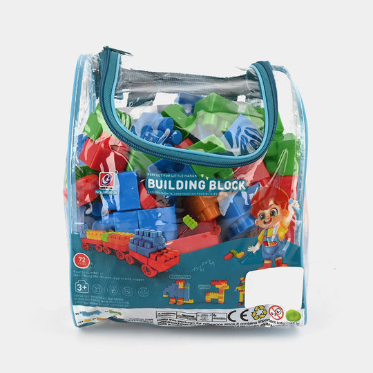 Colorful Building Blocks Set 72Pcs