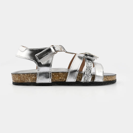 Teens Girls Sandal 11-138-SILVER