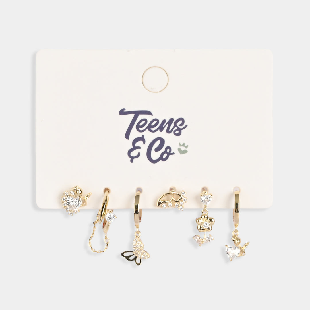 Earrings – 3 Pairs Set | Stylish, Lightweight & Everyday Wear