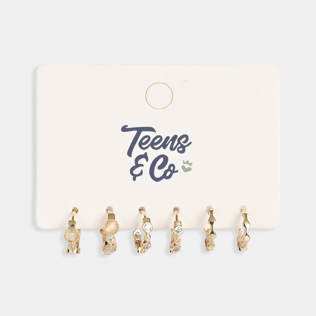 Earrings – 3 Pairs Set | Stylish, Lightweight & Everyday Wear