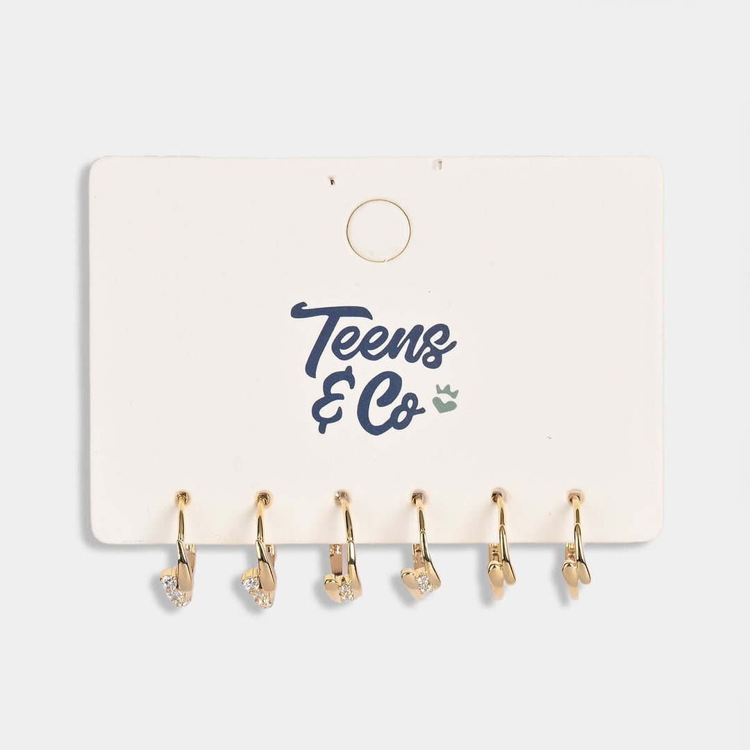 Earrings – 3 Pairs Set | Stylish, Lightweight & Everyday Wear