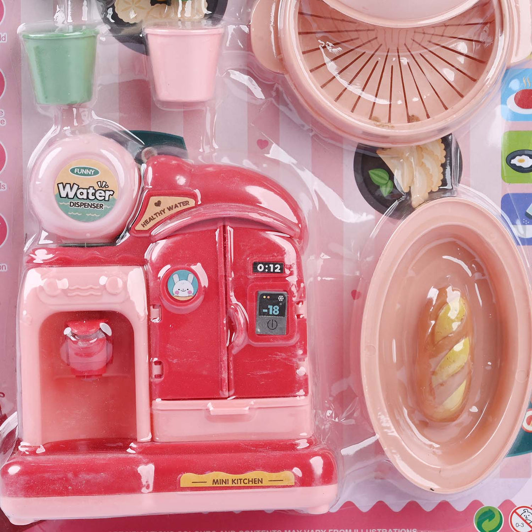 Water Dispenser With Food & Kitchen Set