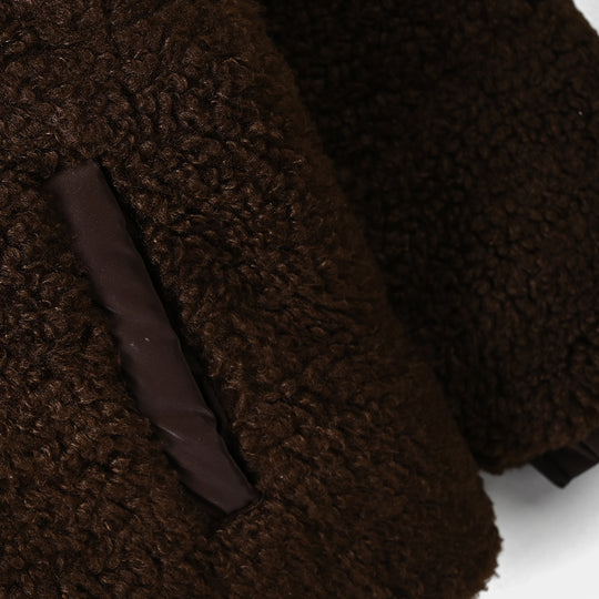 Boys Quilted Jacket Endless Heights-BROWN