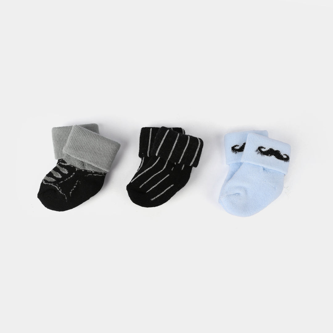 Infant Baby 3 Pair Socks | 0-12M