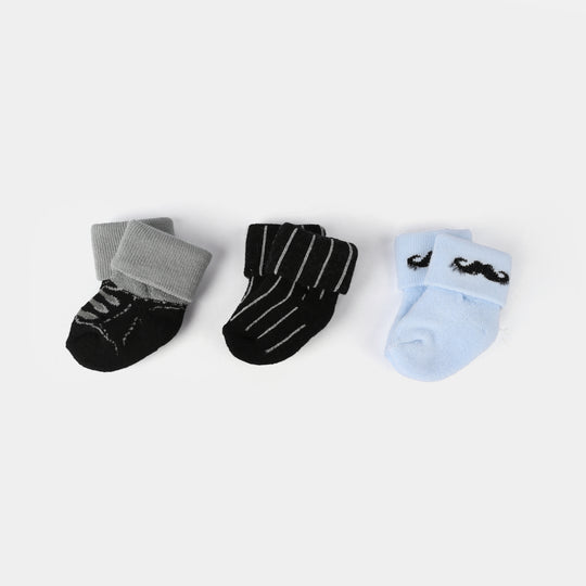 Infant Baby 3 Pair Socks | 0-12M