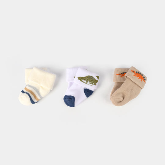 Infant Baby 3 Pair Socks | 0-12M