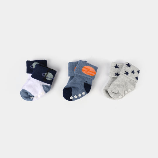 Infant Baby 3 Pair Socks | 0-12M
