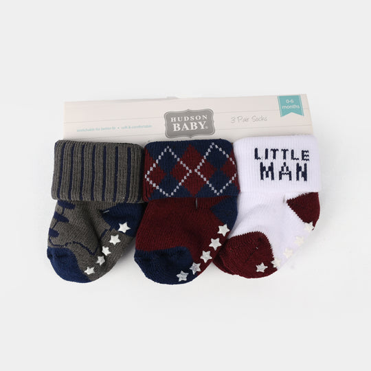 Infant Baby 3 Pair Socks | 0-12M