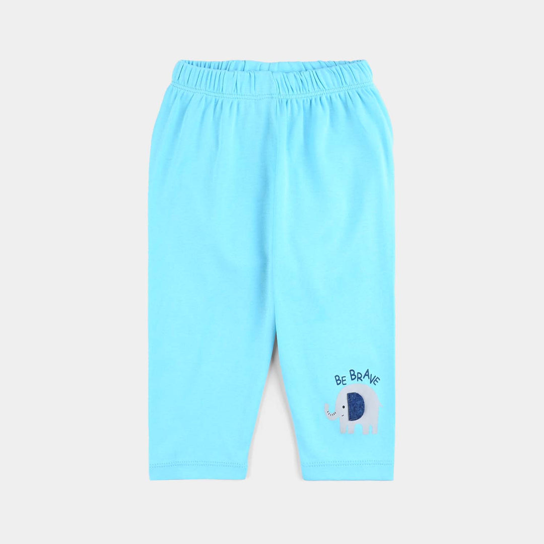 Infant Boys Cotton Interlock Pyjama Set Elephants