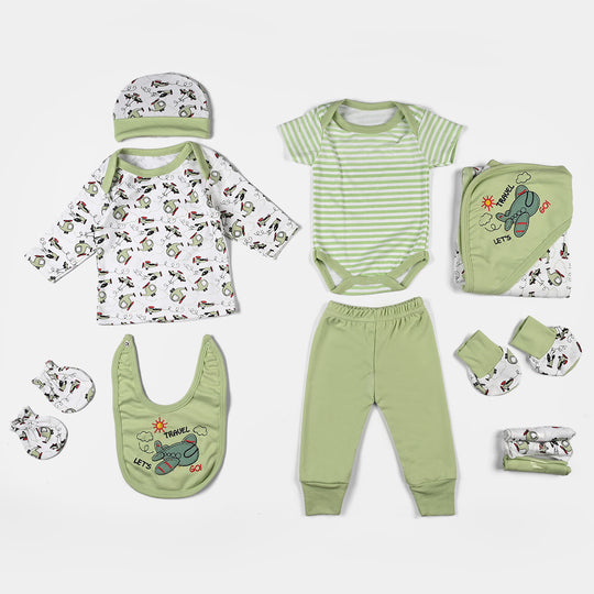 Infant Starter Set 11Pcs Helicopter Misty Jade