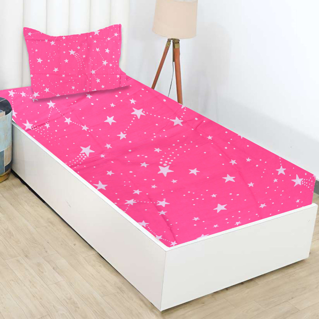 Kids Single Bed Sheet with Pillow
