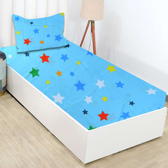 Kids Single Bed Sheet with Pillow