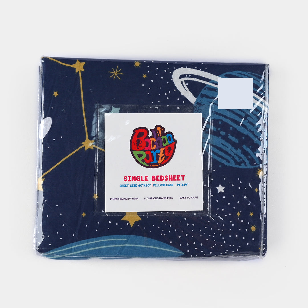 Kids Single Bed Sheet with Pillow