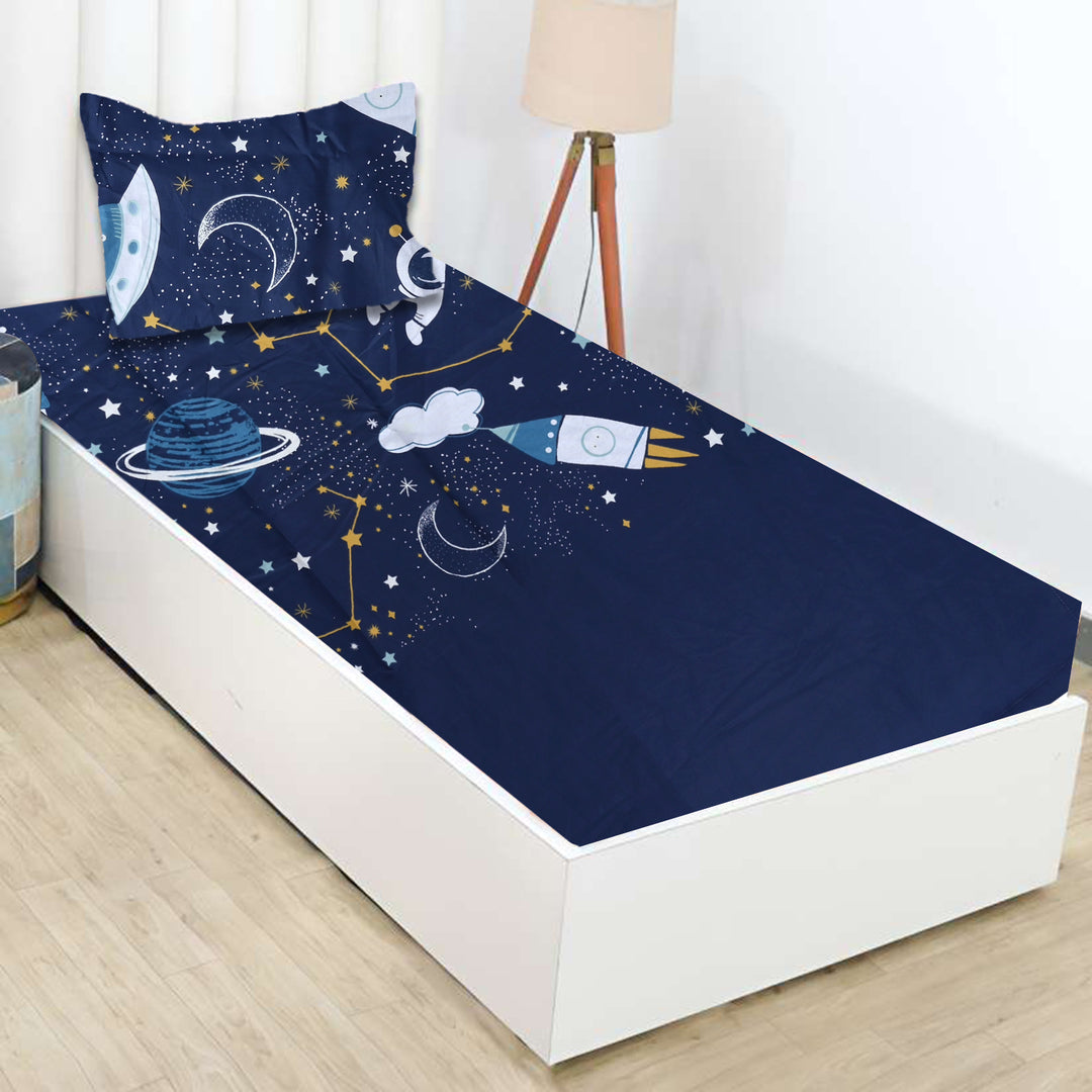 Kids Single Bed Sheet with Pillow