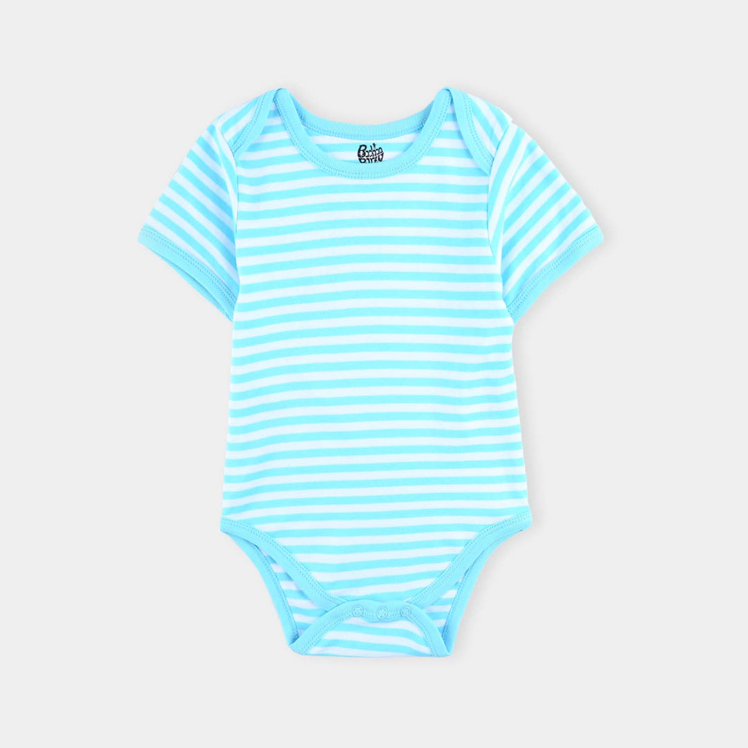 Infant Boys Cotton Interlock Romper Set Elephants