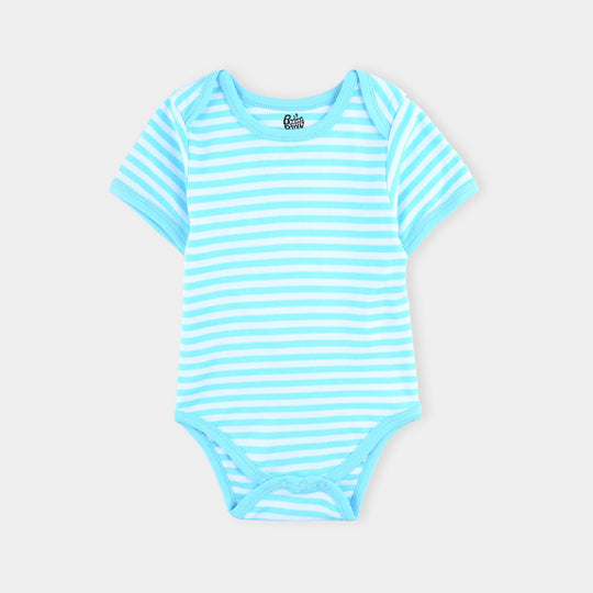 Infant Boys Cotton Interlock Romper Set Elephants