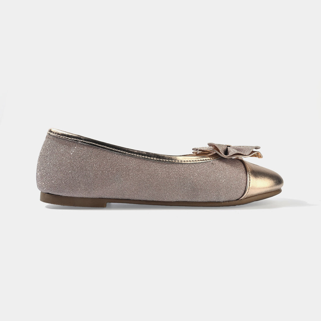 Girls Pumps AS-S01-CHAMPAGNE