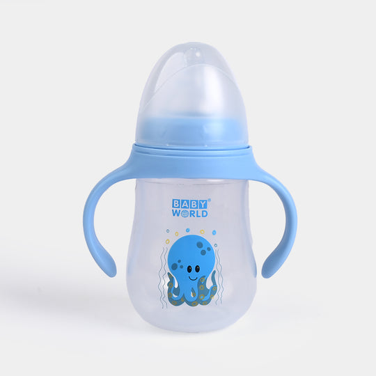 Wide Neck Bottle with Handle 240Ml | 2010 Blue
