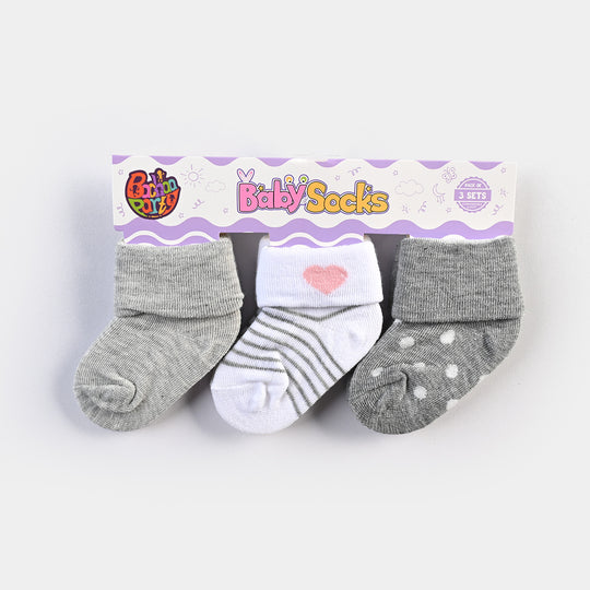 Infant Baby Socks 6-12M-3Pcs