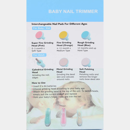 Gentle & Safe Electric Baby Nail Trimmer Kit