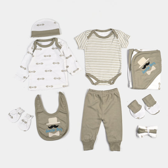 Infant Starter Set 11Pcs Bow Quiet | Grey