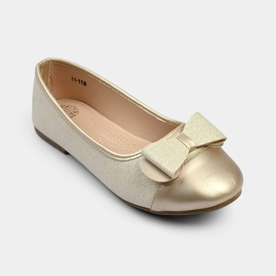 Girls Pumps 11-118 - Beige