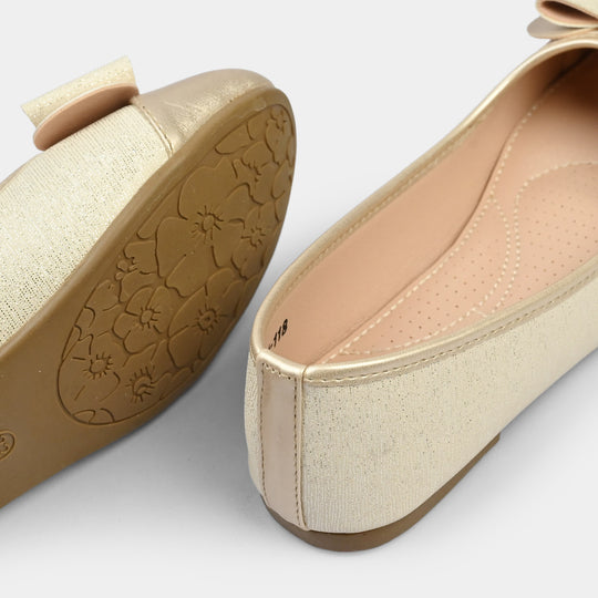 Girls Pumps 11-118 - Beige