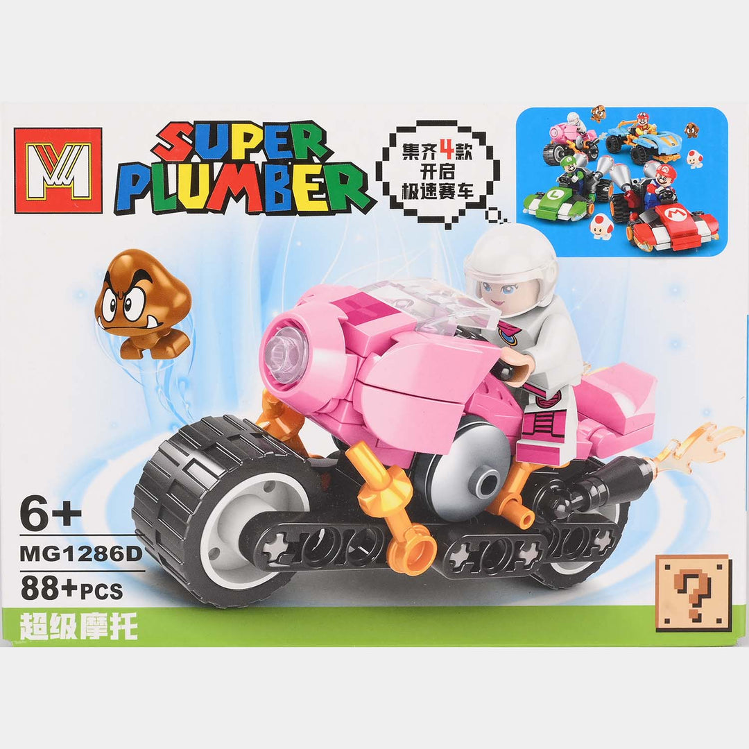 Super Character Building Block Racing Car Set