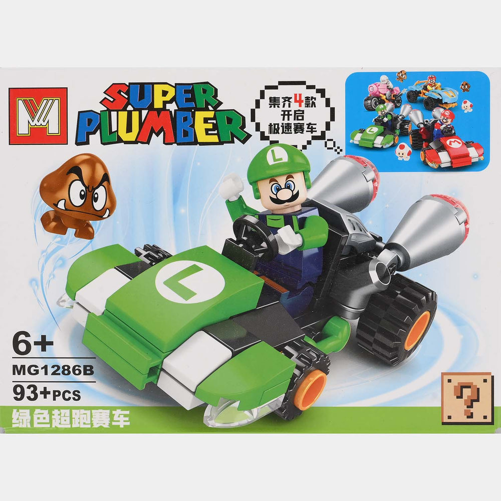 Super Character Building Block Racing Car Set