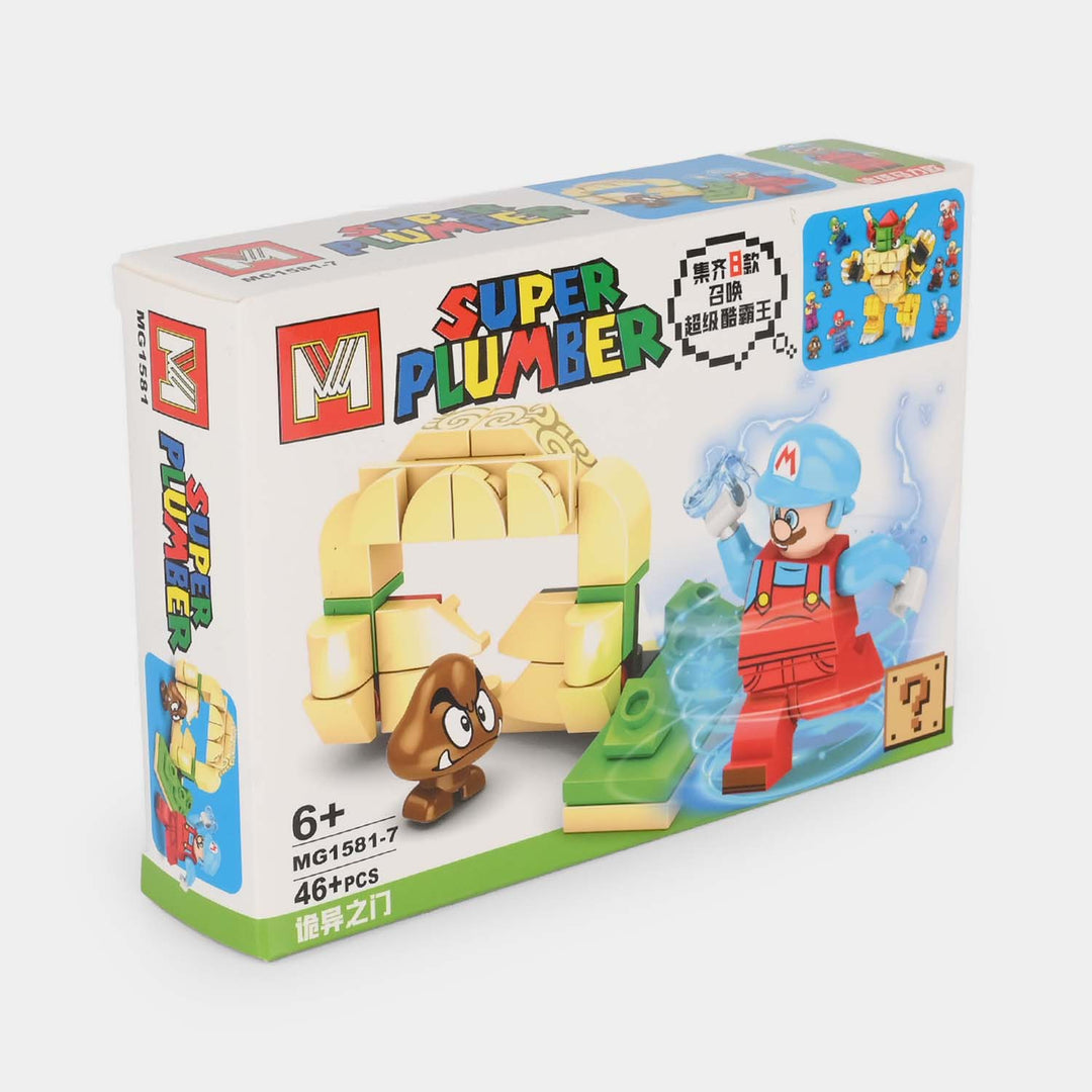Super Plumber Building Block Set