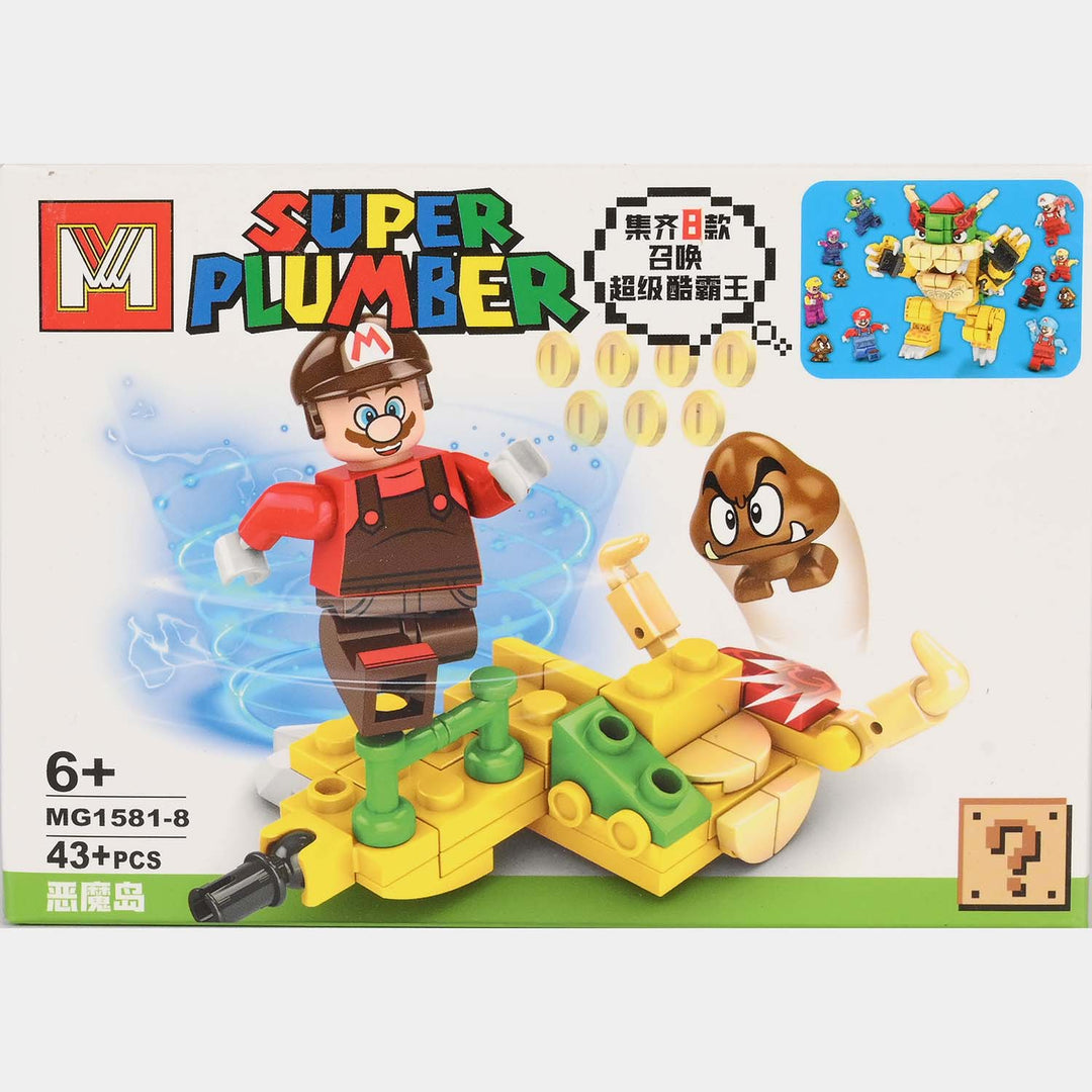 Super Plumber Building Block Set