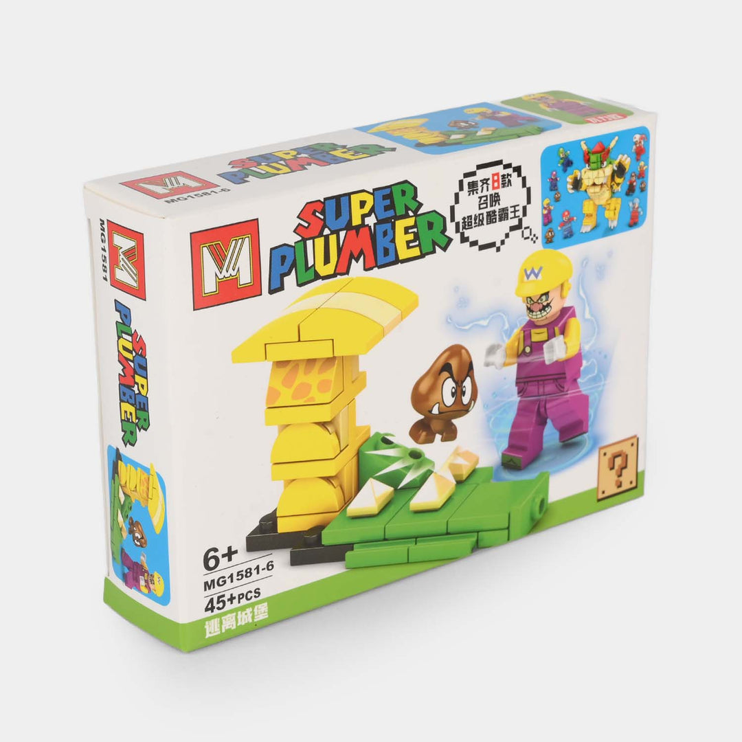 Super Plumber Building Block Set