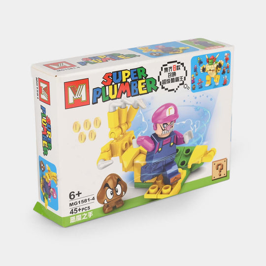 Super Plumber Building Block Set