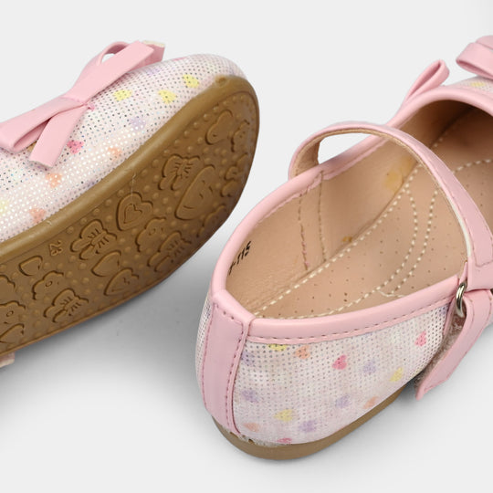 Girls Pumps 11-115 - Pink