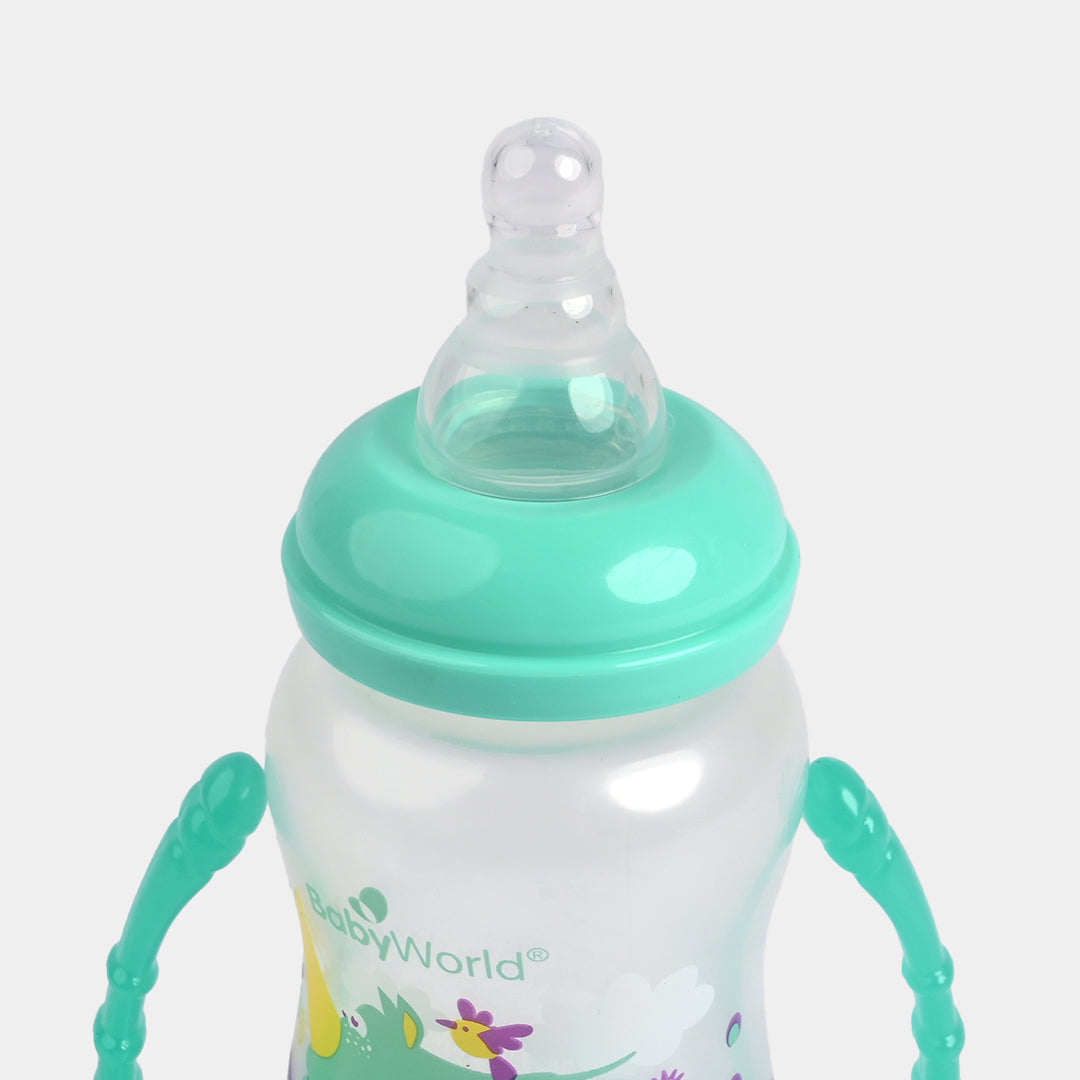 Feeding Bottle with Base Handle 5Oz 1208 L.Green