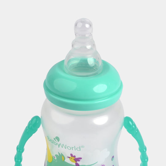 Feeding Bottle with Base Handle 5Oz 1208 L.Green