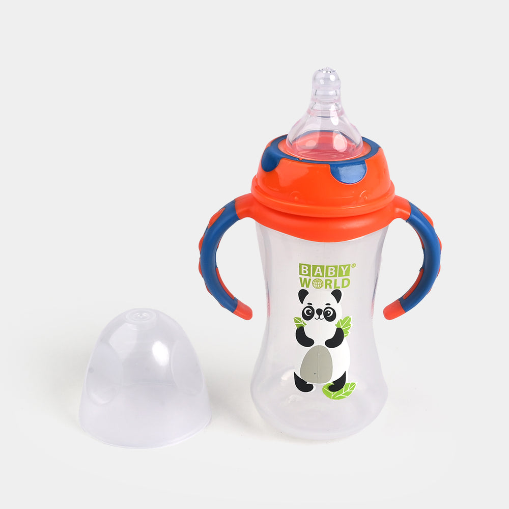 Wide Neck 8Oz Feeder Bottle with Handle 2049 Red