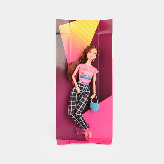 Fashion Girl Doll – Stylish 11.5" Poseable Doll
