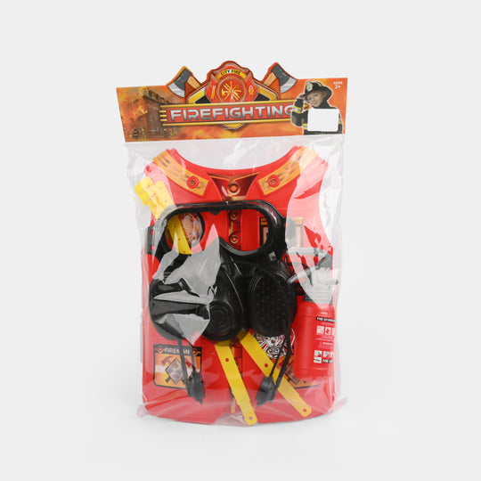 Firefighter Uniform and Safety Gear Set for Kids