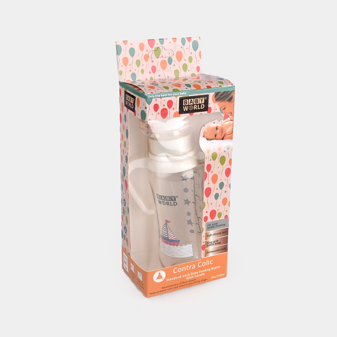 Standard Neck Bottle Rattle Cap 240ml | 2016 White