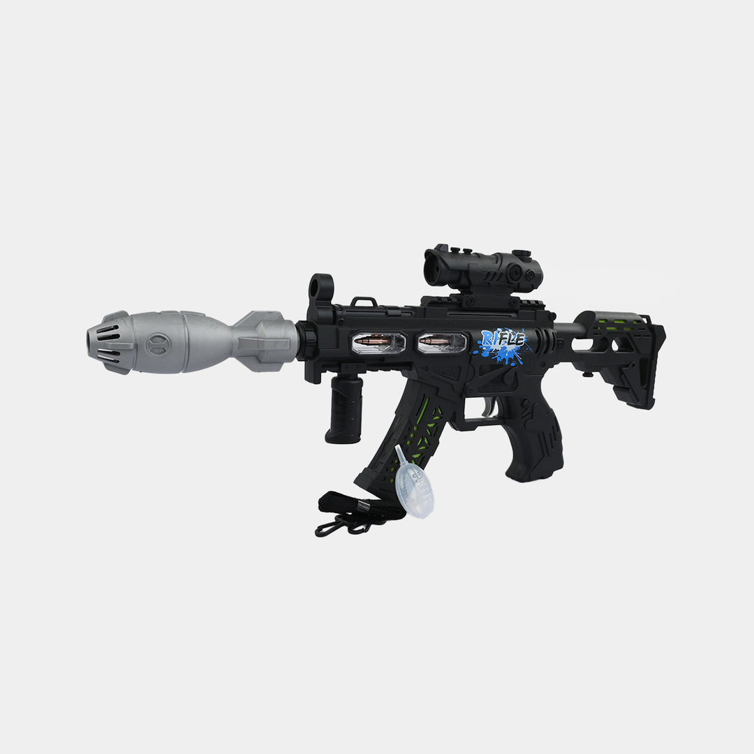 Action Toy Blaster with Carrying Strap and Magazine