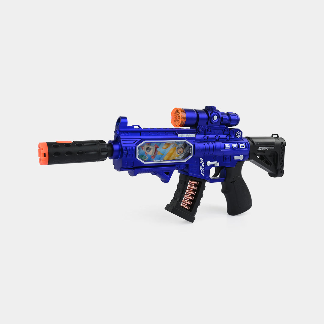 Kids Toy Blaster Rifle with Detachable Scope and Magazine