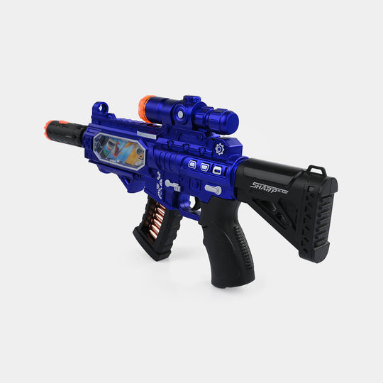 Kids Toy Blaster Rifle with Detachable Scope and Magazine