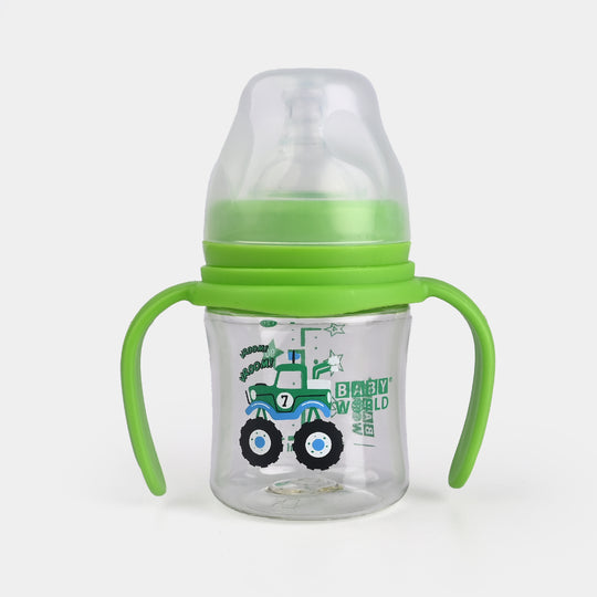 Wide Neck Bottle with Handle 120Ml | 2007 Green