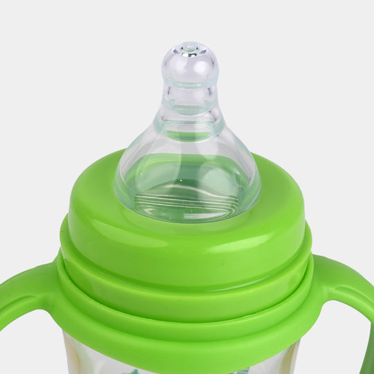 Wide Neck Bottle with Handle 120Ml | 2007 Green