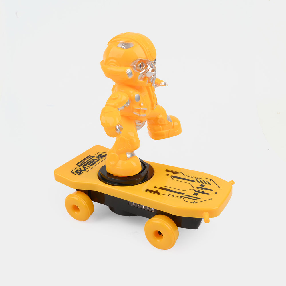 Robot Skateboard Toy with Lights & Music