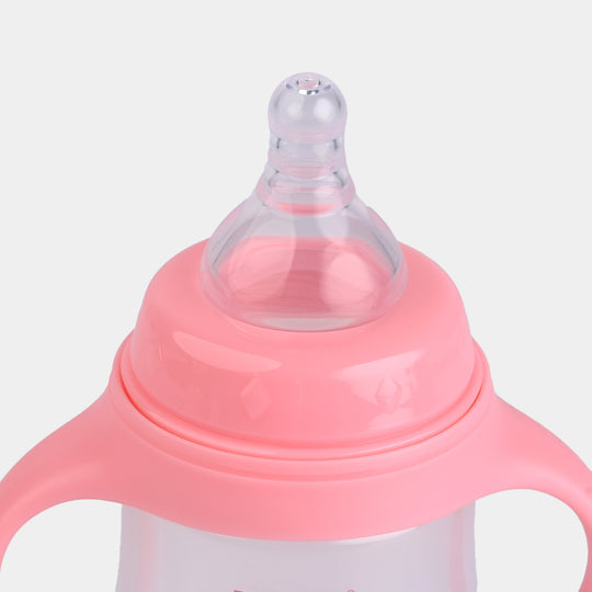 Wide Neck Bottle with Handle 240Ml | 2010 Pink